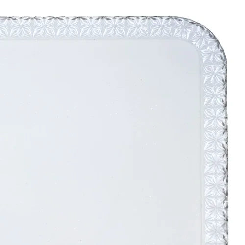 Светильник потолочный LED с пультом LED LAMPS 81080 Natali Kovaltseva белый на 1 лампу, основание белое в стиле хай-тек с пультом квадраты фото 5